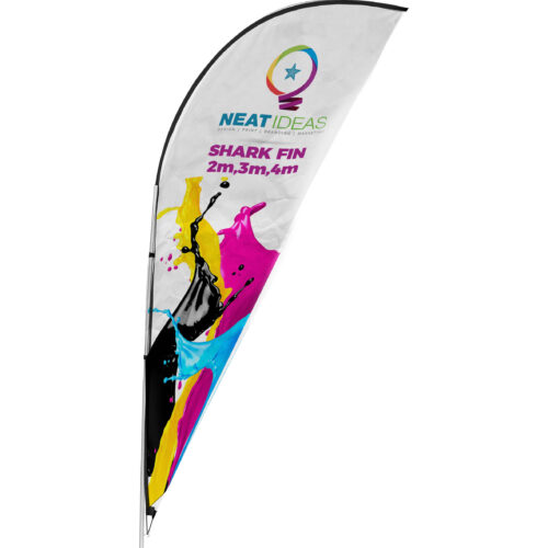 SHARK FIN FLAG (single sided)